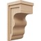 Ekena Millwork 10"W x 10"D x 20"H Wide Highland Rough Cedar Woodgrain TimberThane Corbel, Primed Tan CORUR10X10X20HLDRCPR - alternate 1